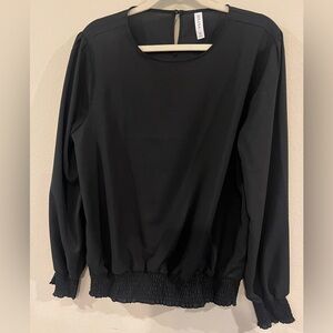 NWOT Zenana XL Elegant Black Women's Top